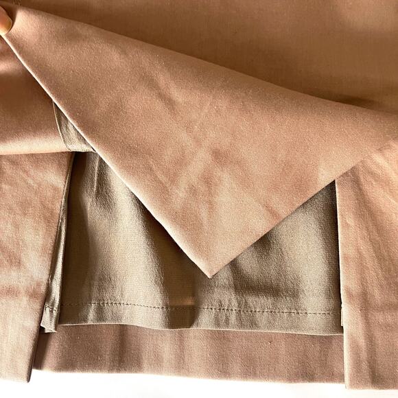 BLUMARINE Classic Cotton Pencil Skirt in Tan Size I46/US10 - Picture 7 of 11